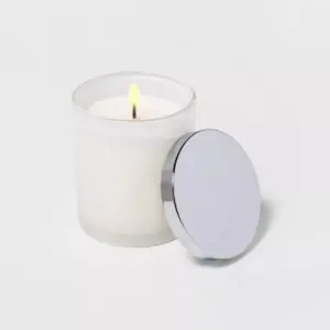 11oz Lidded Milky Glass Jar Cerulean Surf and Sea Candle - Threshold™