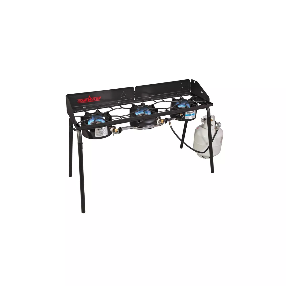 Camp Chef CSA Explorer Three Burner Stove - Black