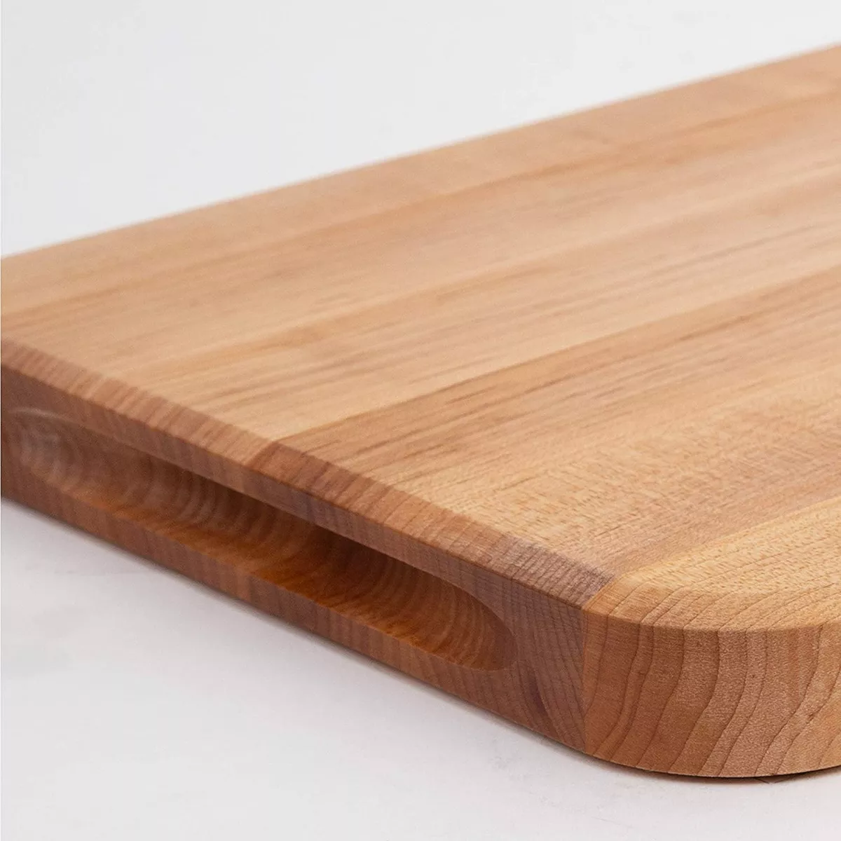 John Boos MPL1812125G Chop-N-Slice Select Maple Wood Edge Grain Reversible Kitchen Butcher Block Cutting Board, 18 x 12 x 1.25 Inches