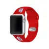 MLB Saint Louis Cardinals Apple Watch Compatible Silicone Band 42mm - Red
