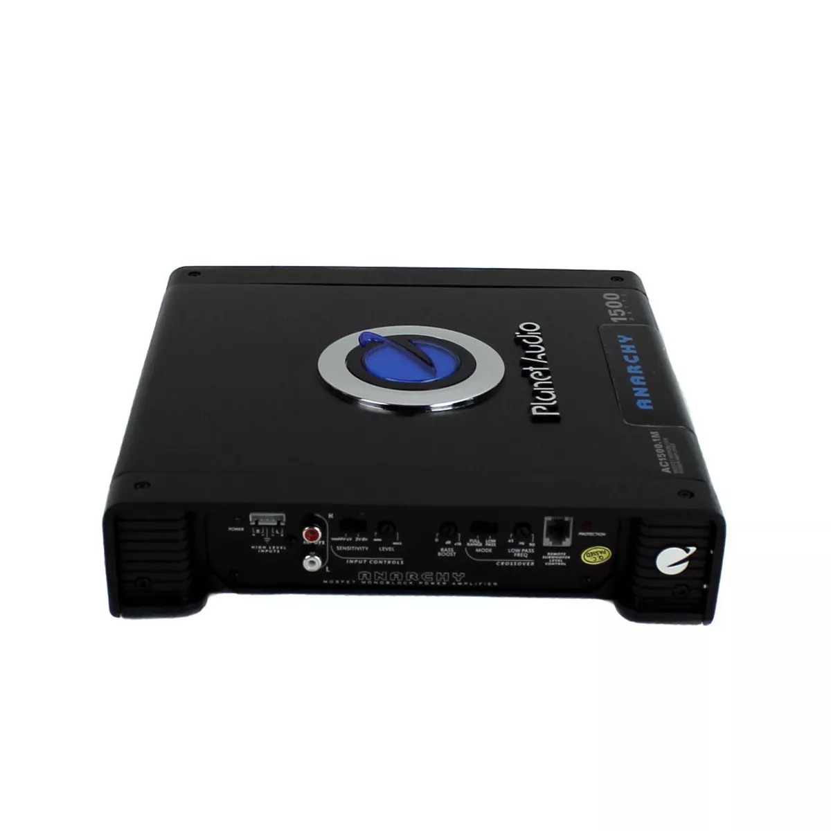 Planet Audio AC1500M 1500 Watt Monoblock Amplifier and BOSS Audio Systems KIT2 8 Gauge Car Audio Amplifier Installation Wiring Kit