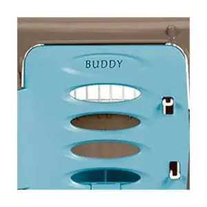 Suncast Personalizable Deluxe Small Animal Carrier for Pets up to 11.5