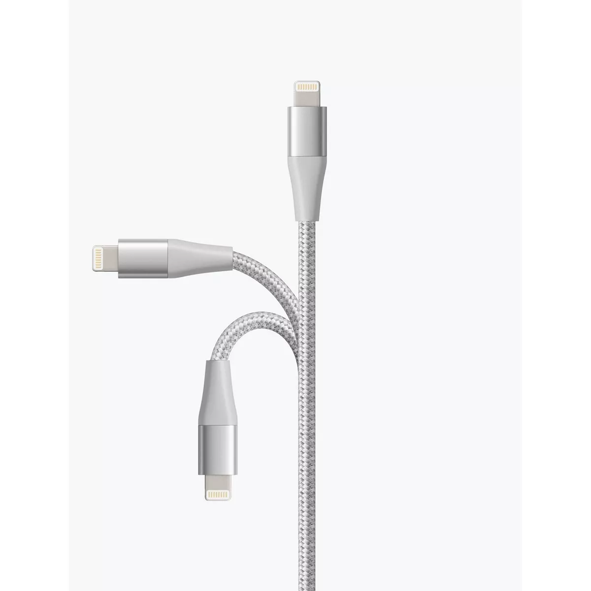 Anker 3' Powerline+ II Braided USB-A to Lightning Cable - Silver
