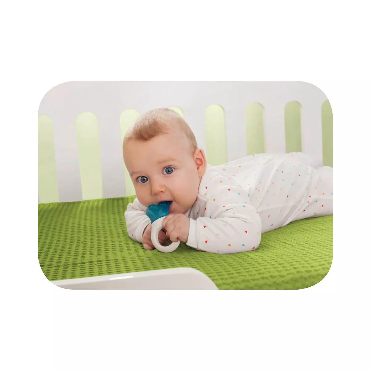 MAM Mini-Cooler Teether with Clip - Blue