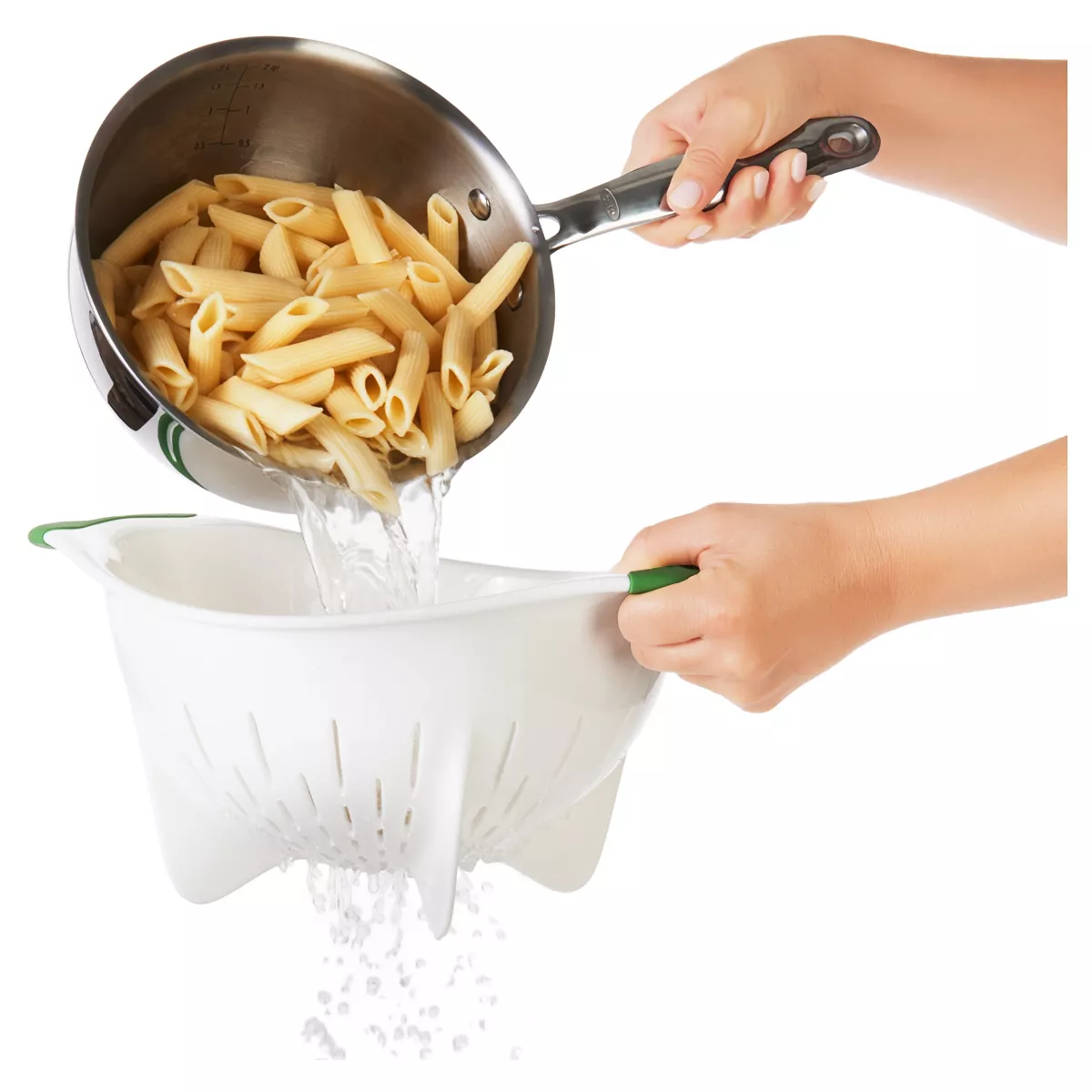 OXO Softworks Colander with Green Handles