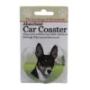 Car Coaster 2.5" Rat Terrier Car Coaster Absorbent E & S Pet - Coasters