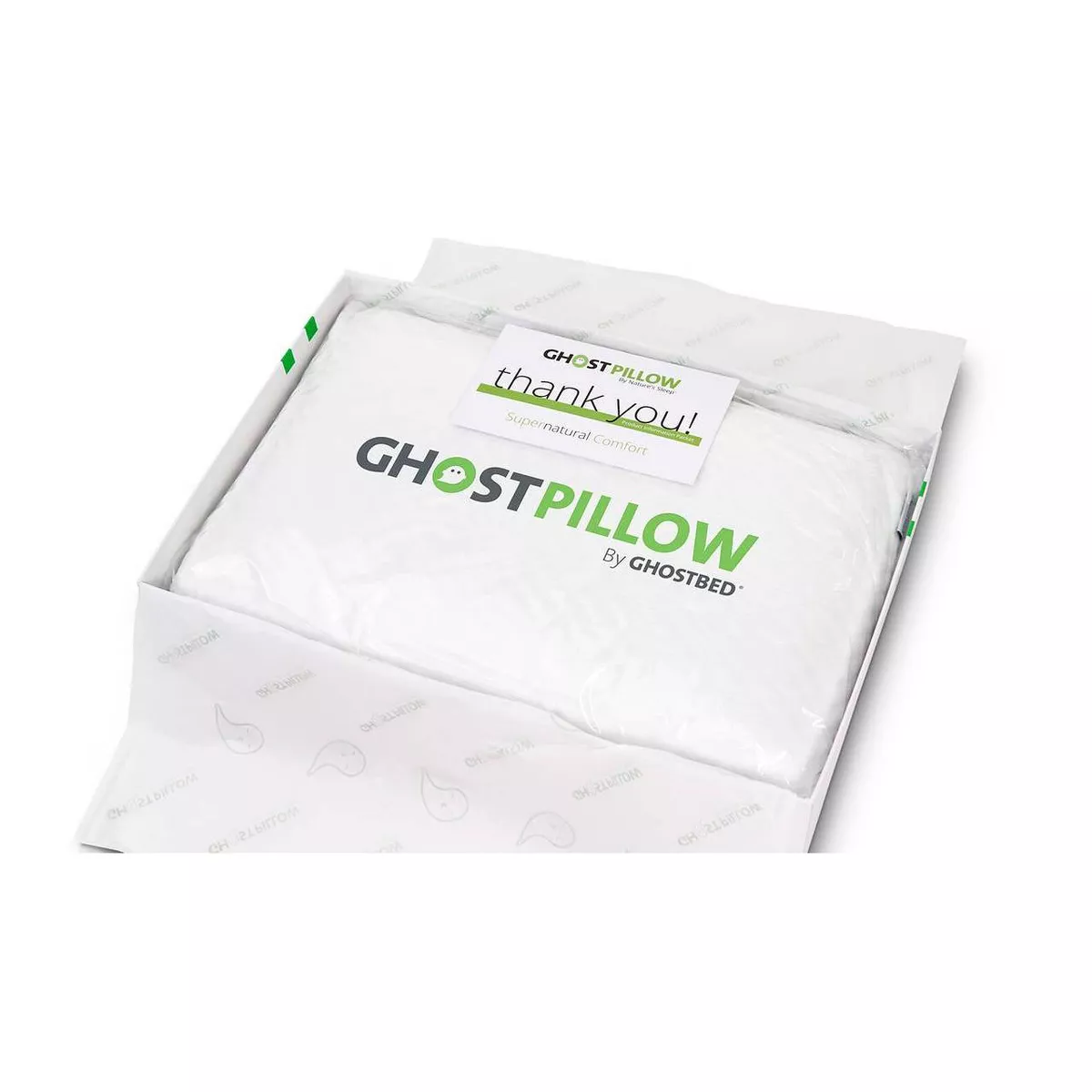 Queen Memory Foam Bed Pillow - GhostBed
