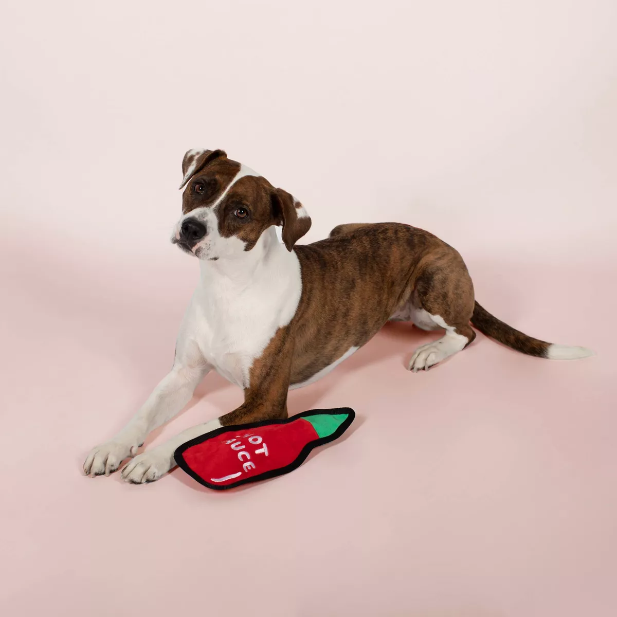 PetShop by Fringe Studio Hot Sauce Durable Plush Dog Toy