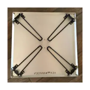 Heatt Warden Fire Pit Heat Deflector Stainless Steel - AZ Patio Heaters