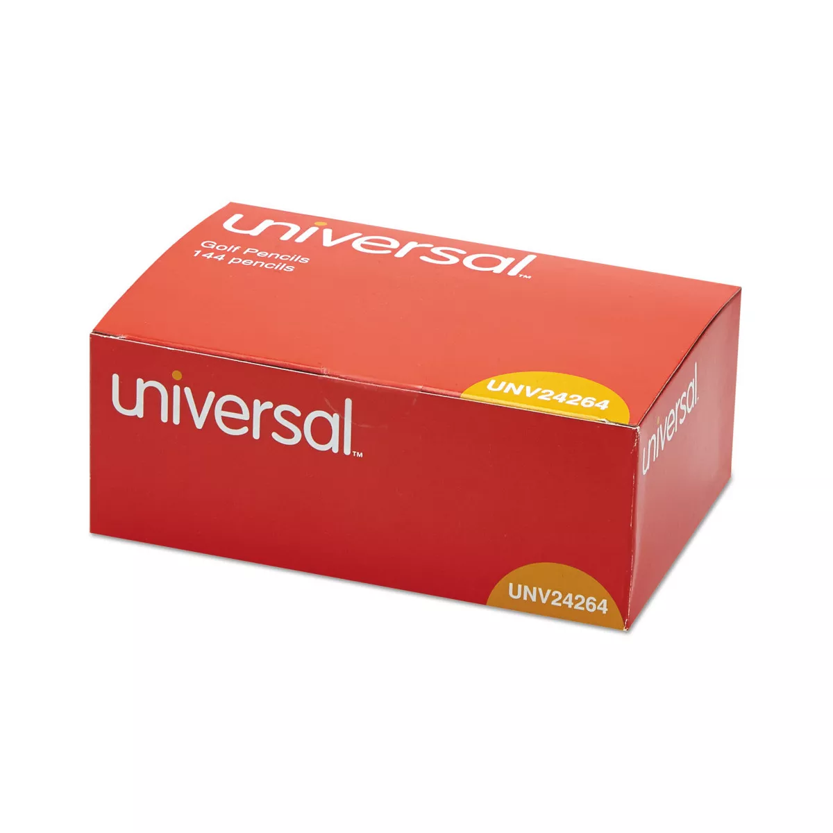 Universal 144pk #2 Golf & Pew Pencil Yellow Barrel