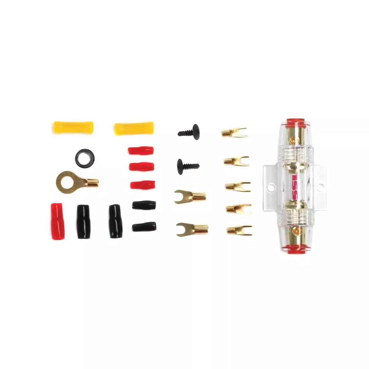 Soundstorm AKS8 8 Gauge Car Audio Amplifier Amp Complete Kit Wiring Installation with Install Wire Cables and RCA Interconnect