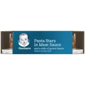 Gerber Lil' Entrees Pasta Stars in Meat Sauce with Green Beans - 6.8oz