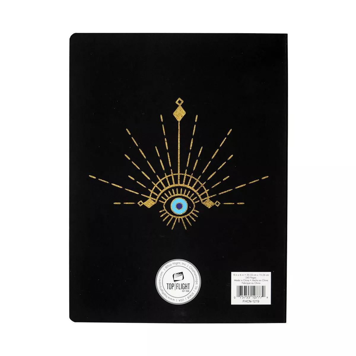 Lined Journal Mystical Eye and Snake 8" x 6" 120 Sheets - Top Flight