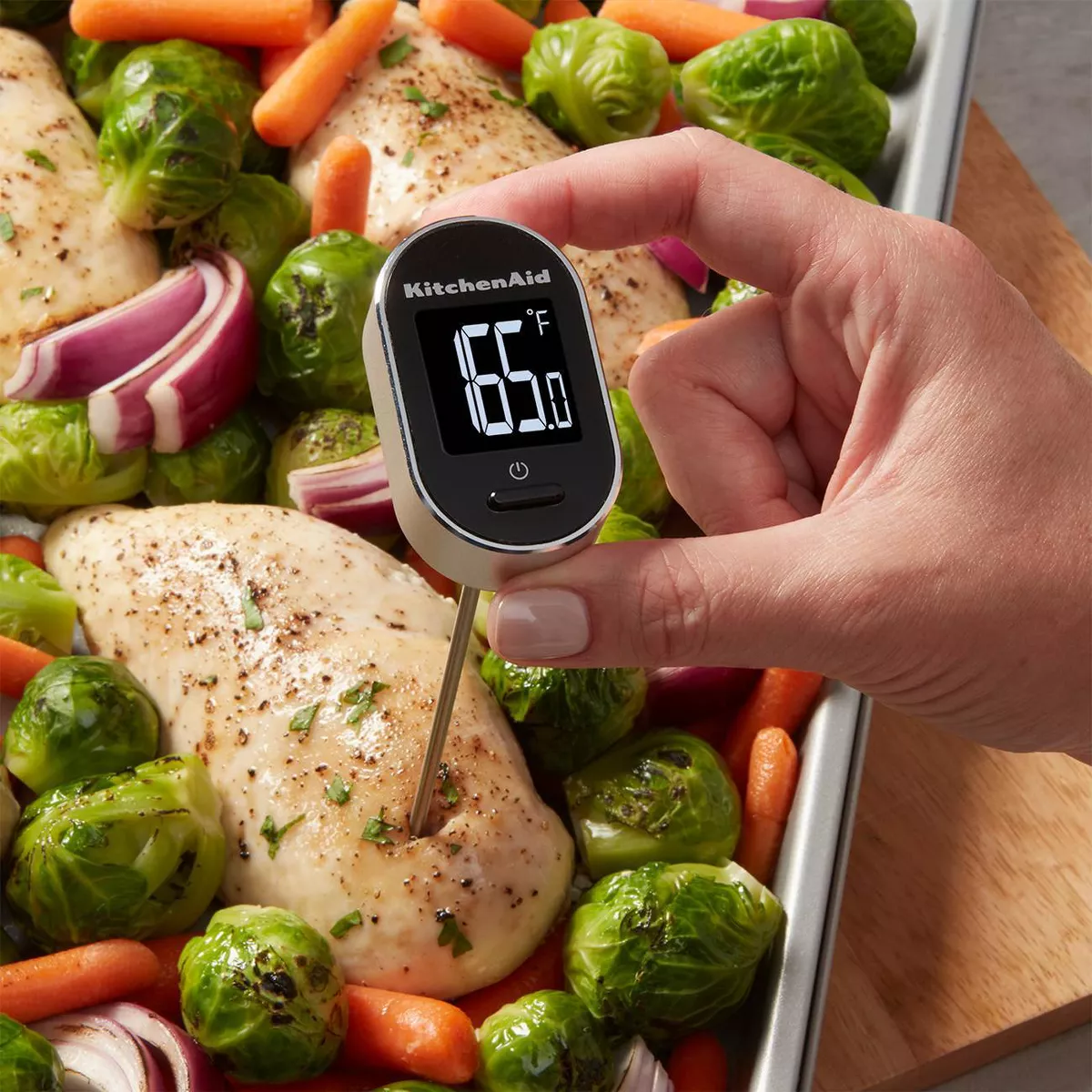KitchenAid Pivoting Display Digital Kitchen Thermometer