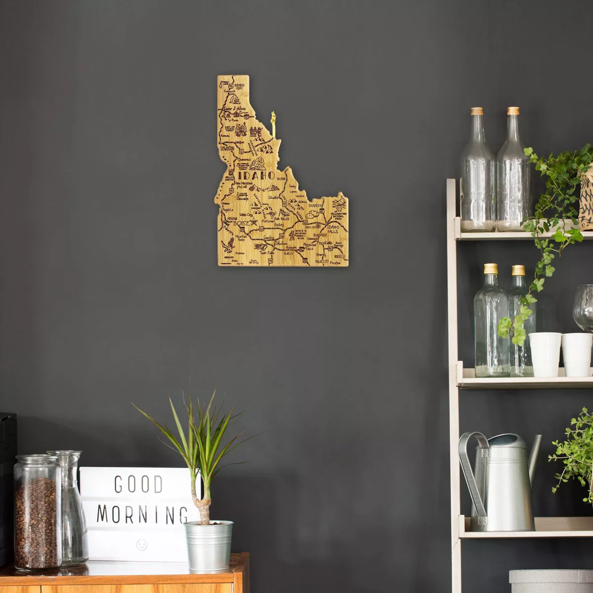 Totally Bamboo Destination Idaho Serving and Cutting Board