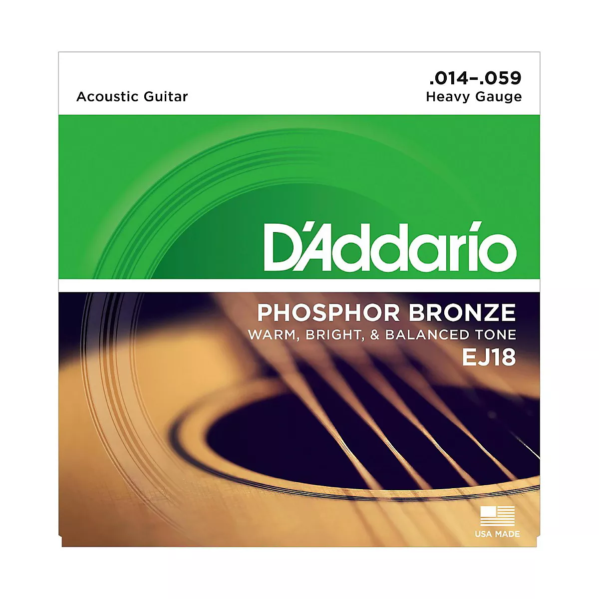 D'Addario EJ18 PB Heavy Acoustic Guitar Strings Set