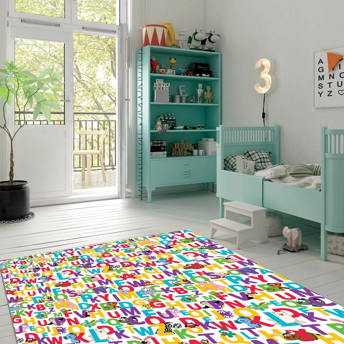 TCG Alphabet Fun Luxury Gelli Mat Playmat - 0-3 Years