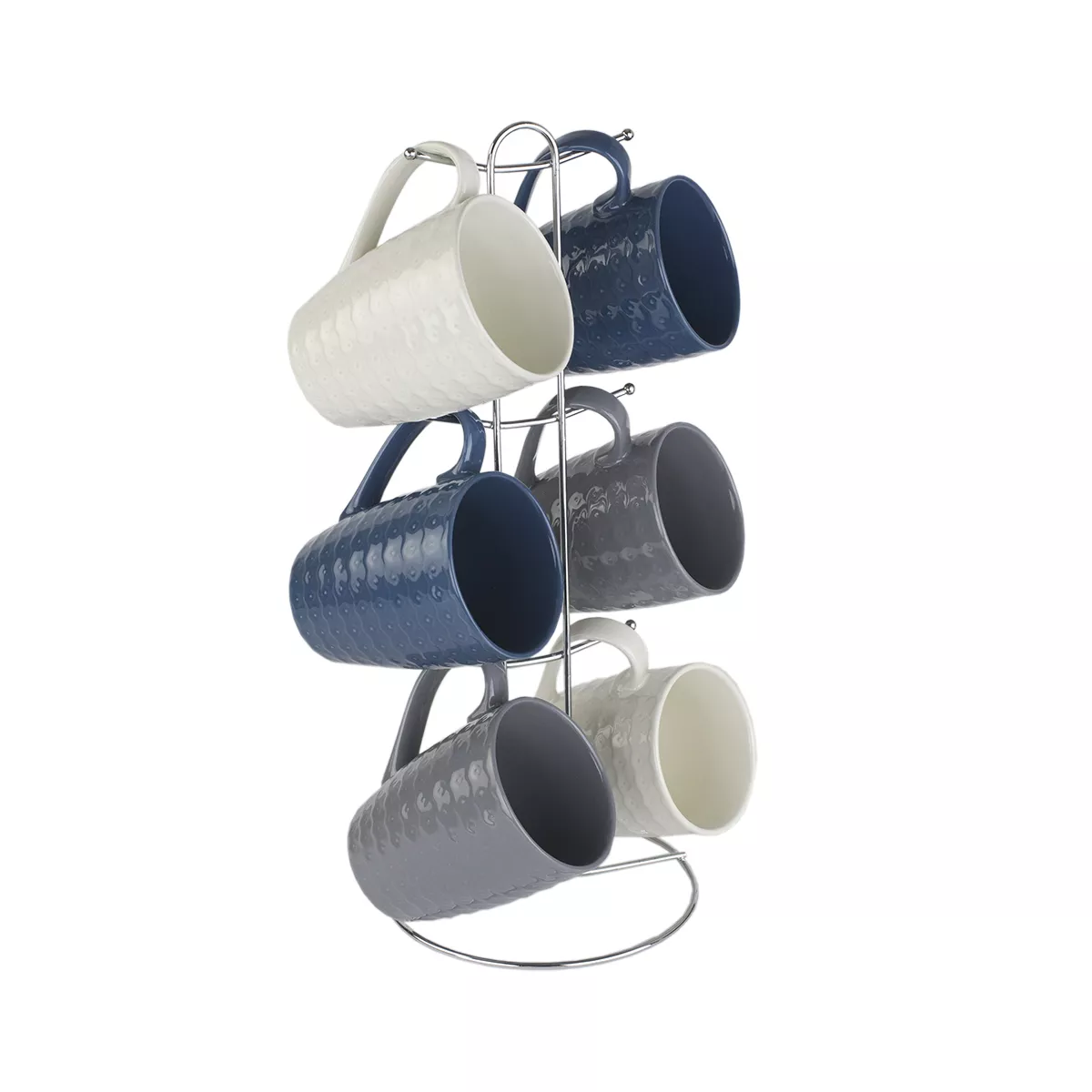 Home Basics 11 oz. 6-Piece Diamond Mug Set