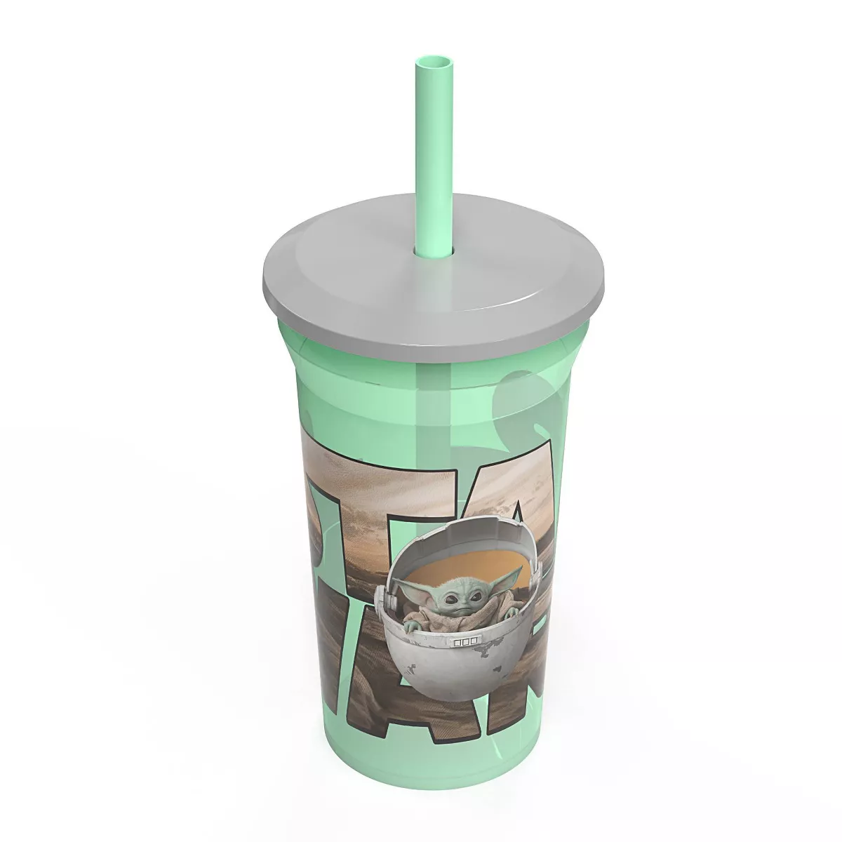 Star Wars: The Mandalorian 2pc Fun Sip Tumbler and Park Straw Bottle - Zak Designs