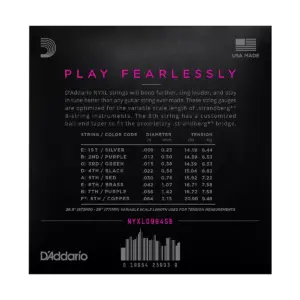 D'Addario NYXL Strandberg 8-String Set