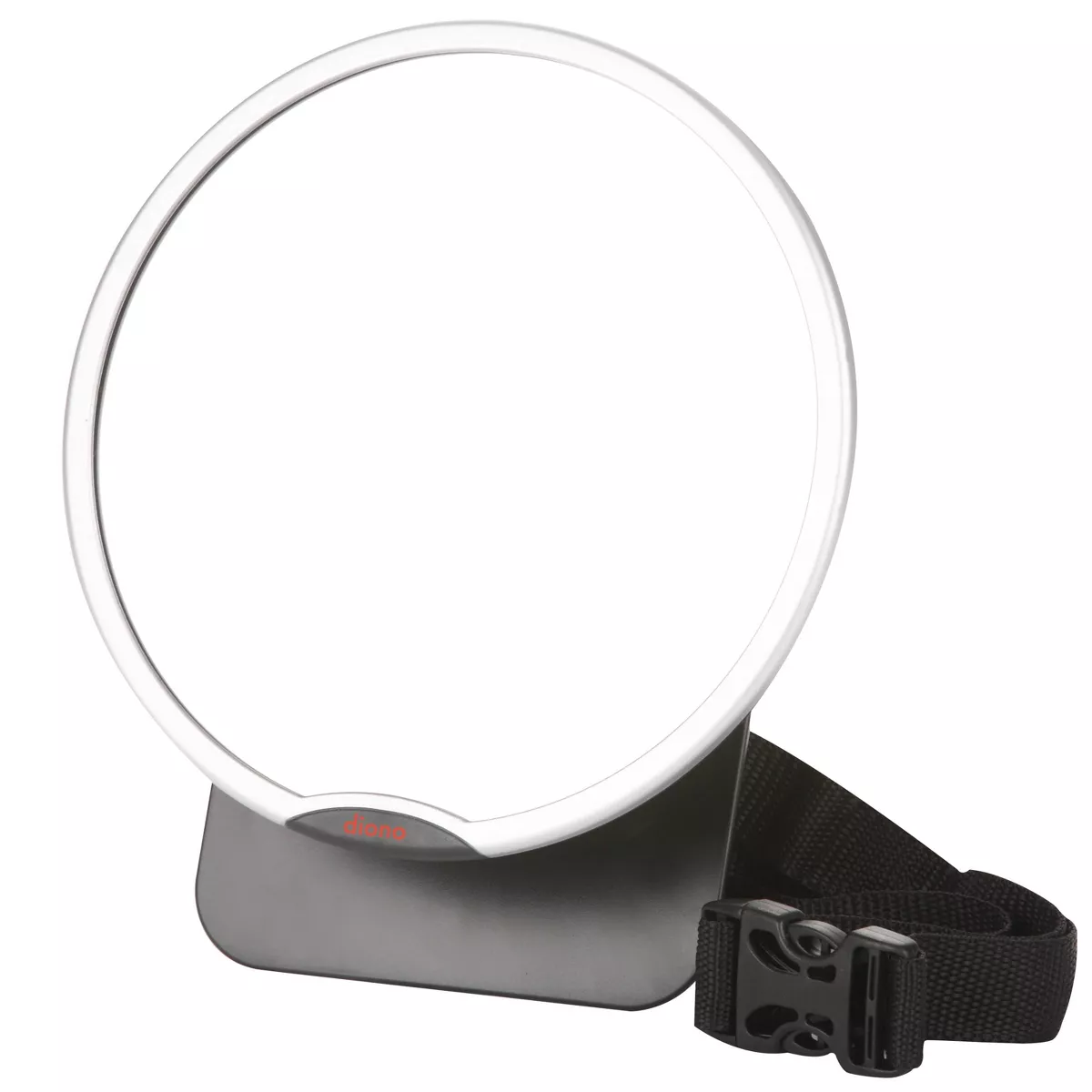 Diono Easy View Baby Car Mirror Adjustable Safety Car Seat Mirror for Rear Facing Infant Crash Tested - Silver