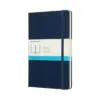 Moleskine Solid Blank Composition Journal with Elastic Closure 5"x 8" Dark Blue