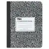 Tops Composition Book w/Hard Cover Legal/Wide 9 3/4 x 7 1/2 White 100 Sheets 63795