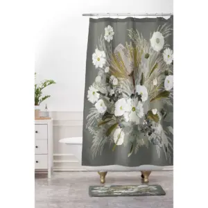 Iveta Abolina Aspen Sage Shower Curtain Green - Deny Designs
