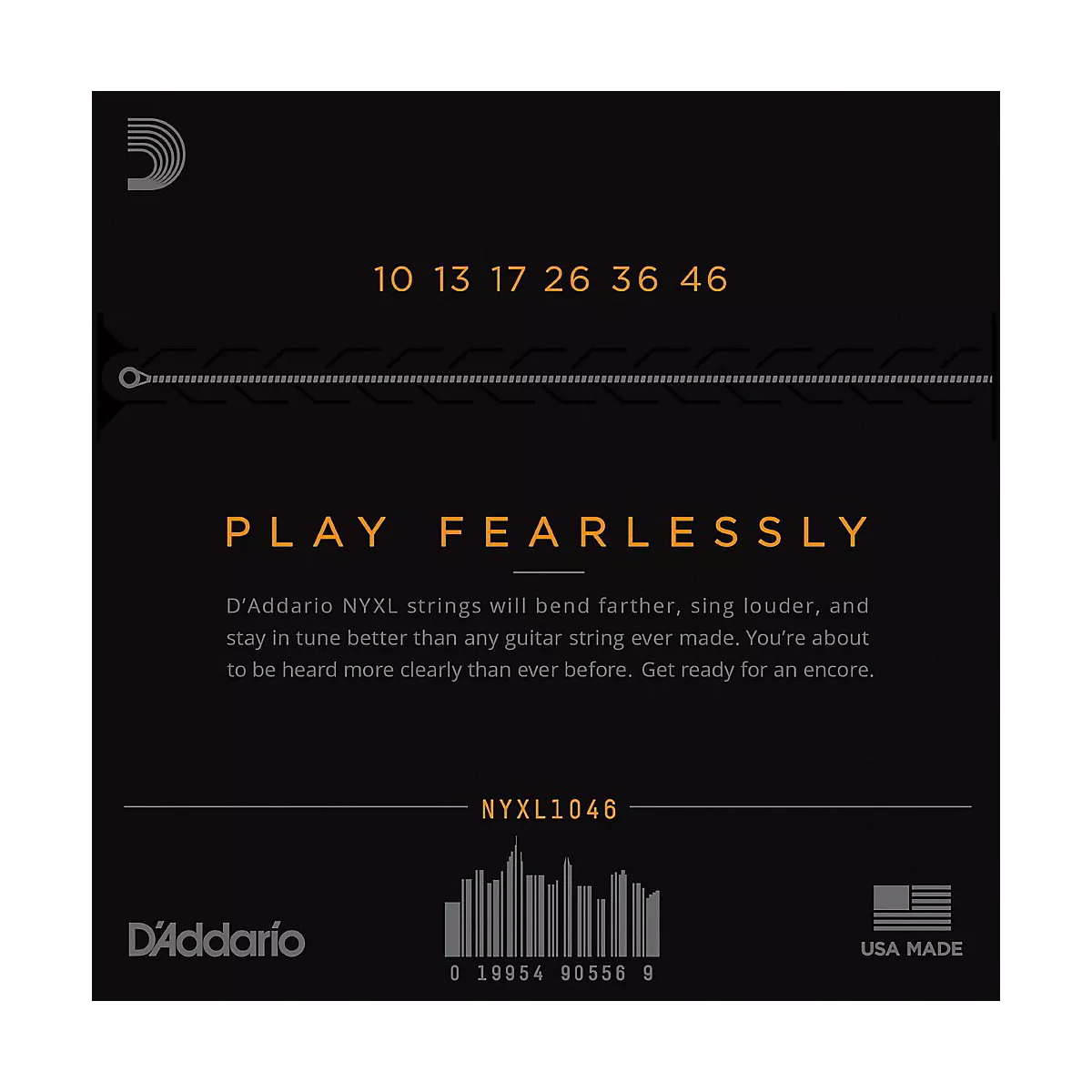 D'Addario NYXL1046 Light Electric Guitar Strings