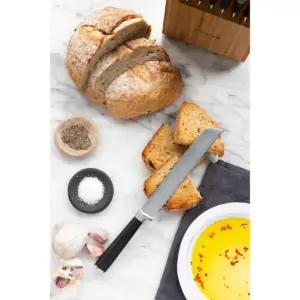 Chikara Series 19 Piece Cutlery Set in Bamboo Block