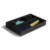MyOfficeInnovations 3 Piece Plastic Drawer Organizer, Blk TR55295 24380384
