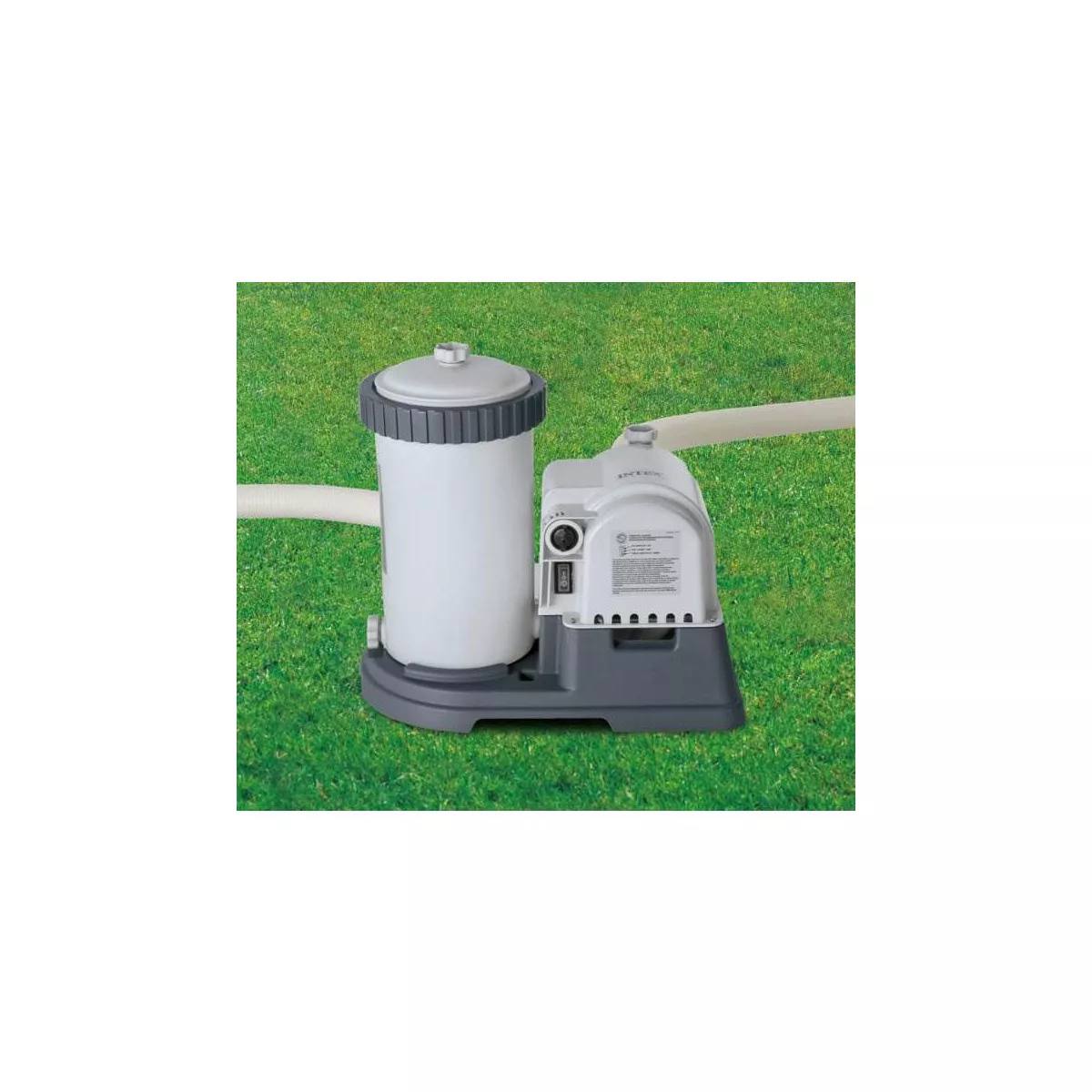 Intex Krystal Clear 2500 GPH Pool Filter Cartridge Pump With Timer (2 Pack)