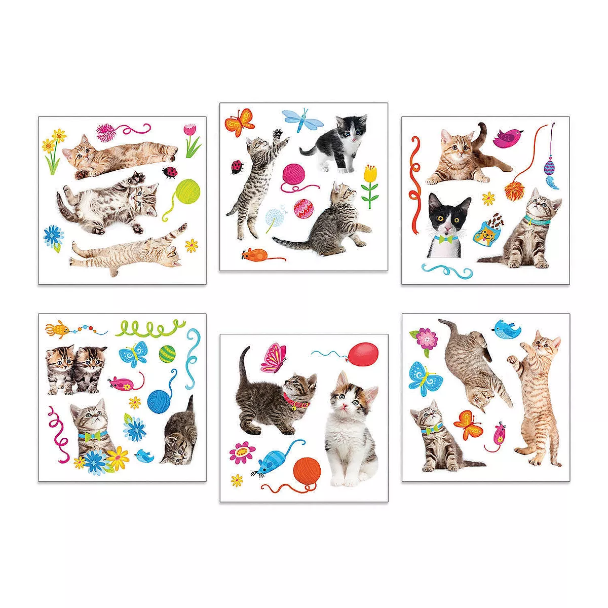 MindWare Kitty Window Reusable Sticker Tote - Stickers - 61 Pieces