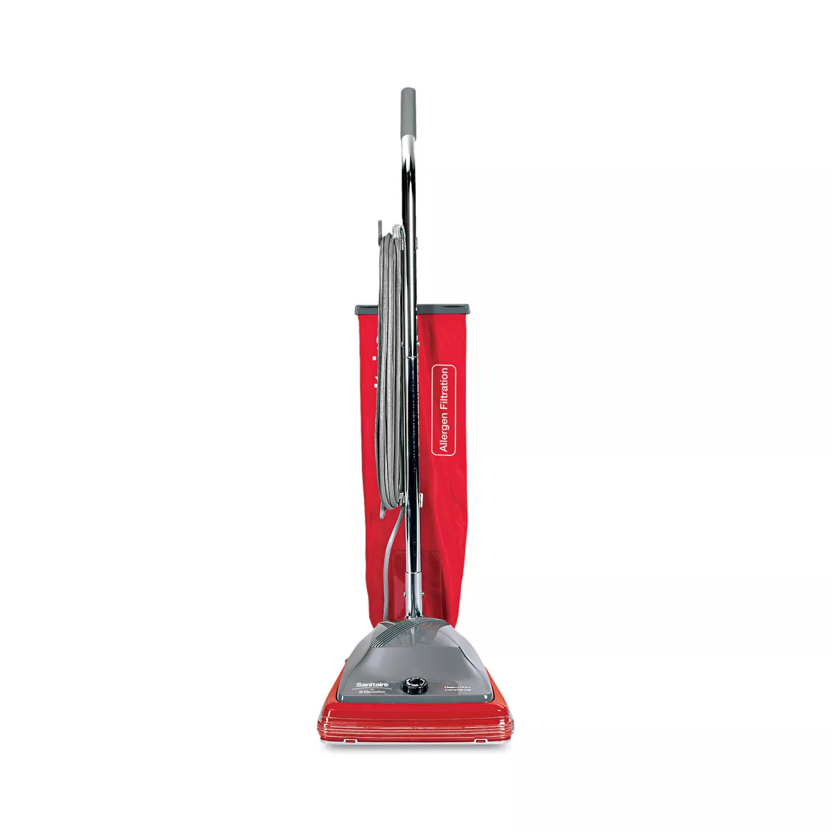 Sanitaire SC688B TRADITION 5 Amp 840-Watt Upright Bagged Vacuum - Red/Gray