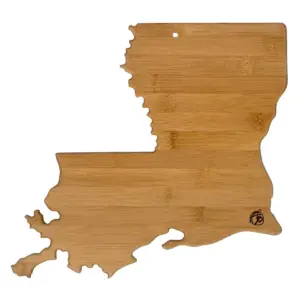 Totally Bamboo Destination Louisiana Serving and Cutting Board