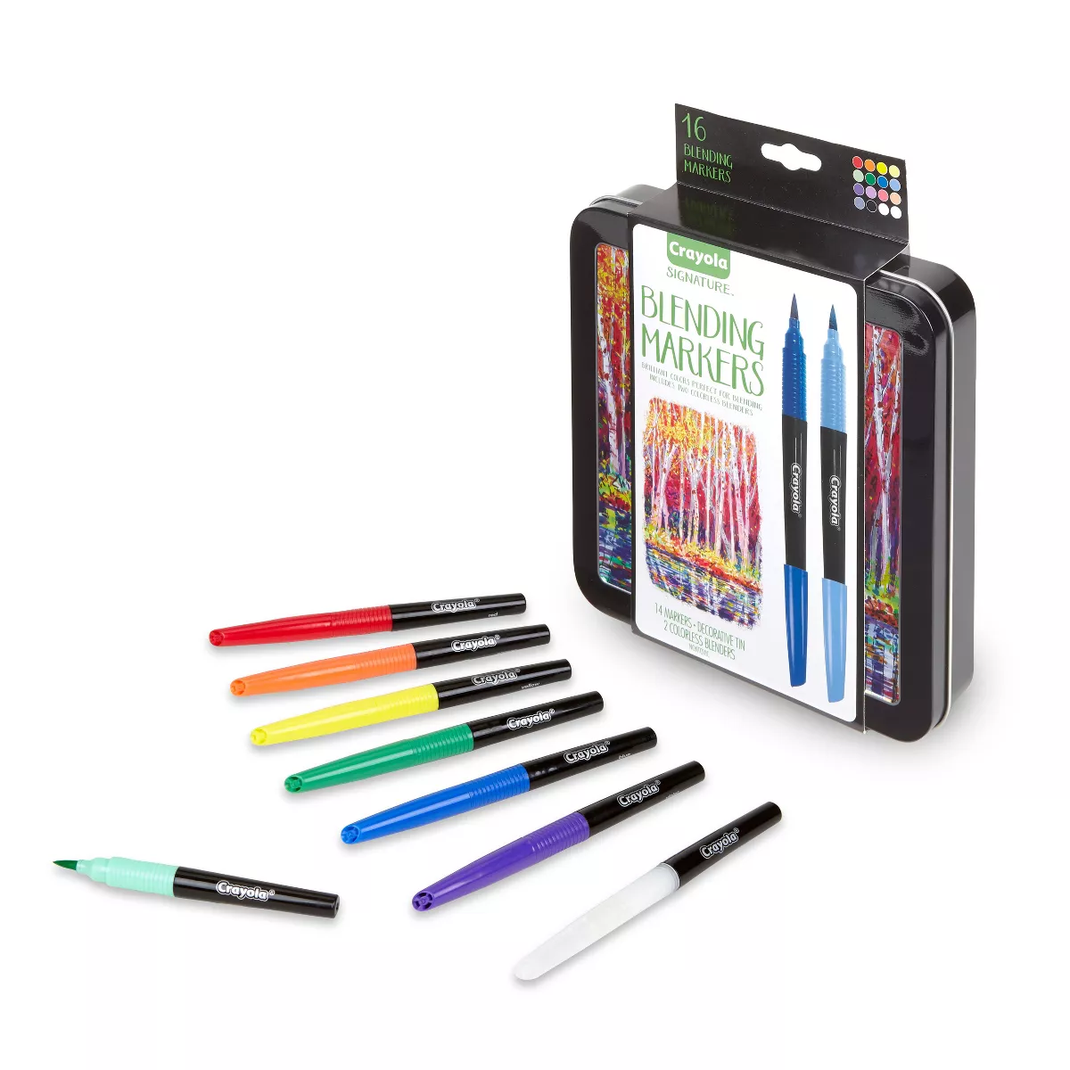 Crayola 16ct Blending Marker Kit with Case