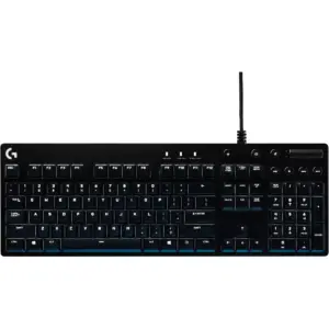 Logitech G610 Orion Red Backlit Mechanical Gaming Keyboard - Cable Connectivity - USB 2.0 Interface - Mechanical Keyswitch