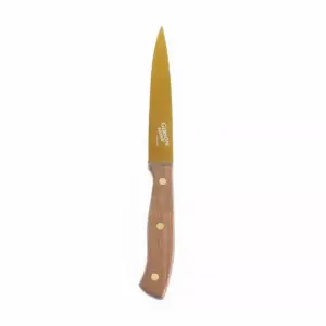 Gibson Home Alaniz 3 Piece Titanium-Plated Cutlery Set in Gold
