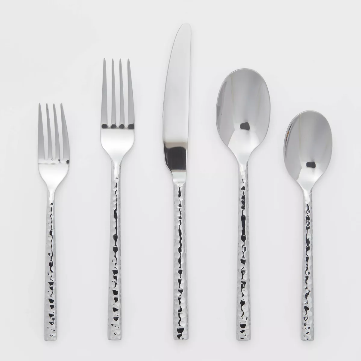 20pc Stainless Steel Marsio Hammered Silverware Set - Project 62™