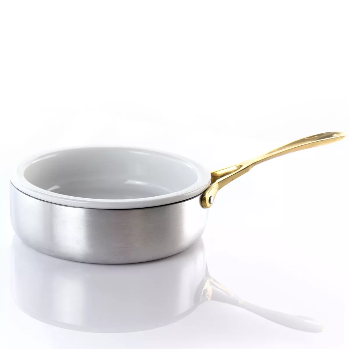 Gibson Home Noble Taste 5 Inch Mini Aluminum Frying Pan with Ceramic Insert