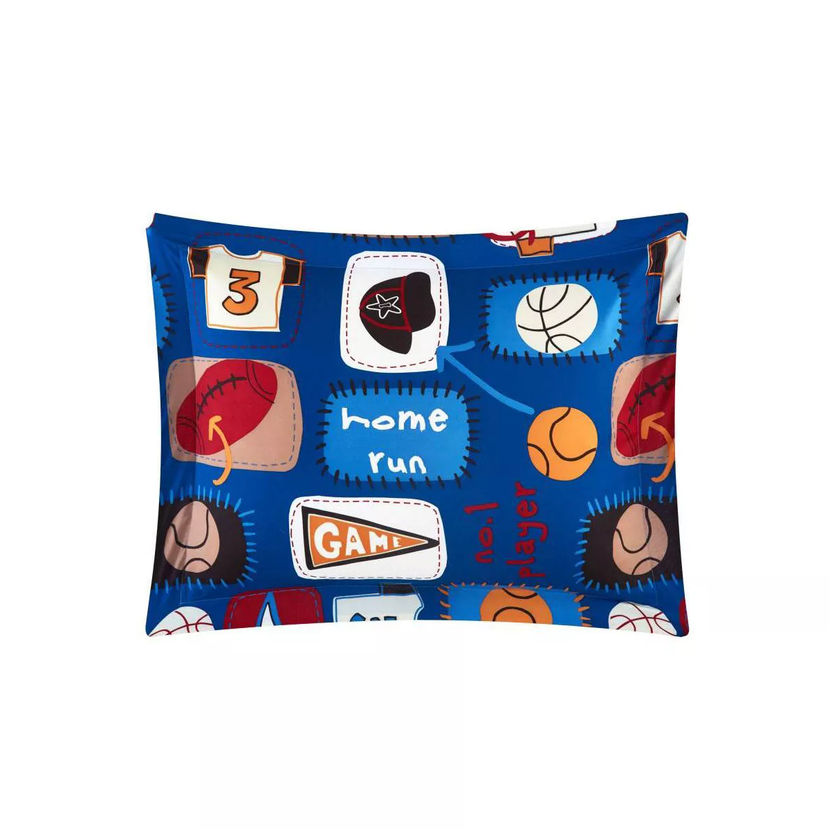 4pc Twin Fun Camp Comforter Set Blue - Chic Home Design