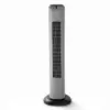 Holmes 32" Digital Tower Fan Oscillating with Remote Dark Gray