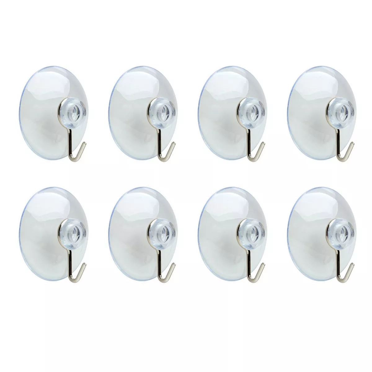 Liberty 8pk Medium Suction Cup Decorative Hooks
