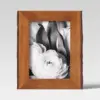 5" x 7" Vertical Sides Natural Frame Antique Wood - Threshold™