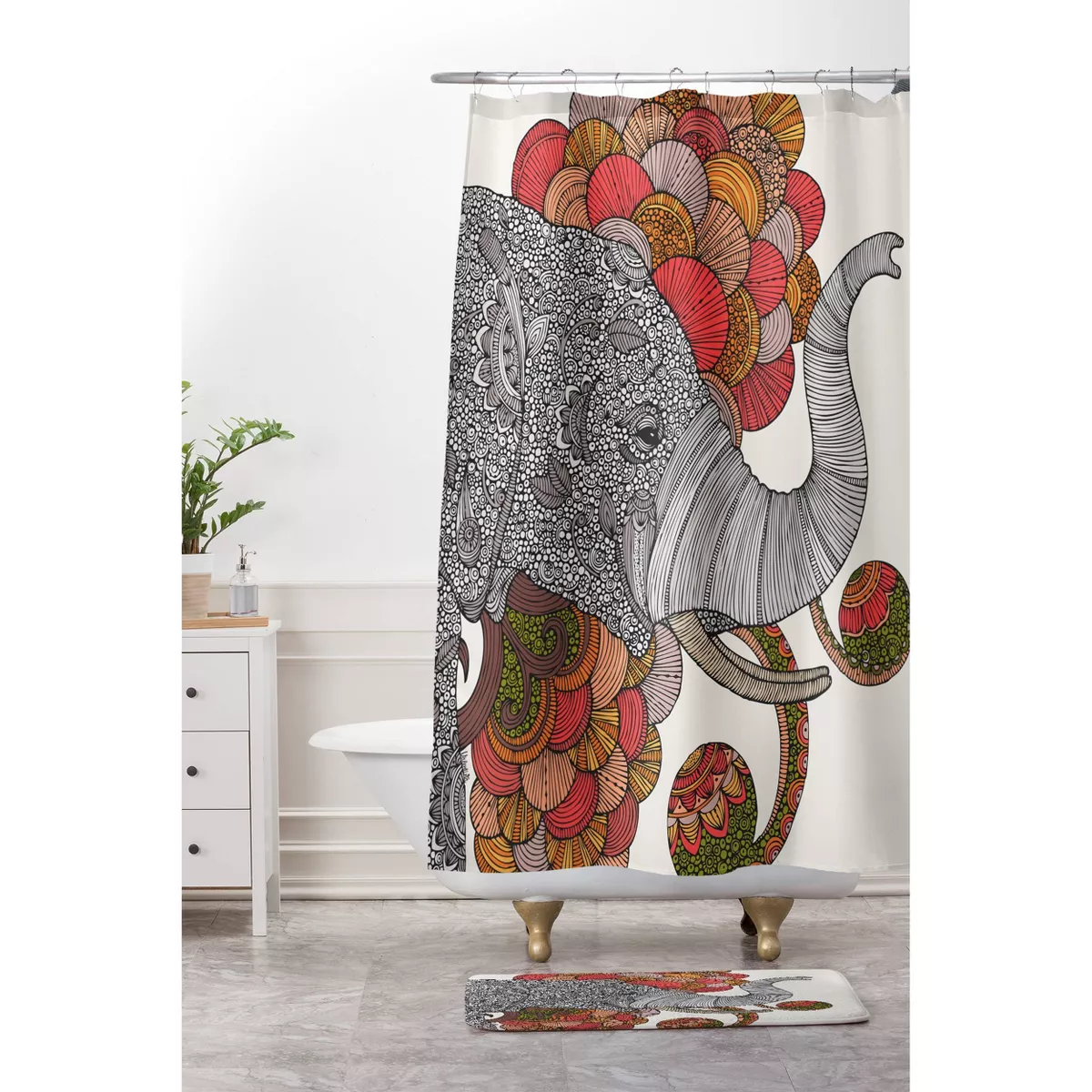 Dreams of India Shower Curtain - Deny Designs