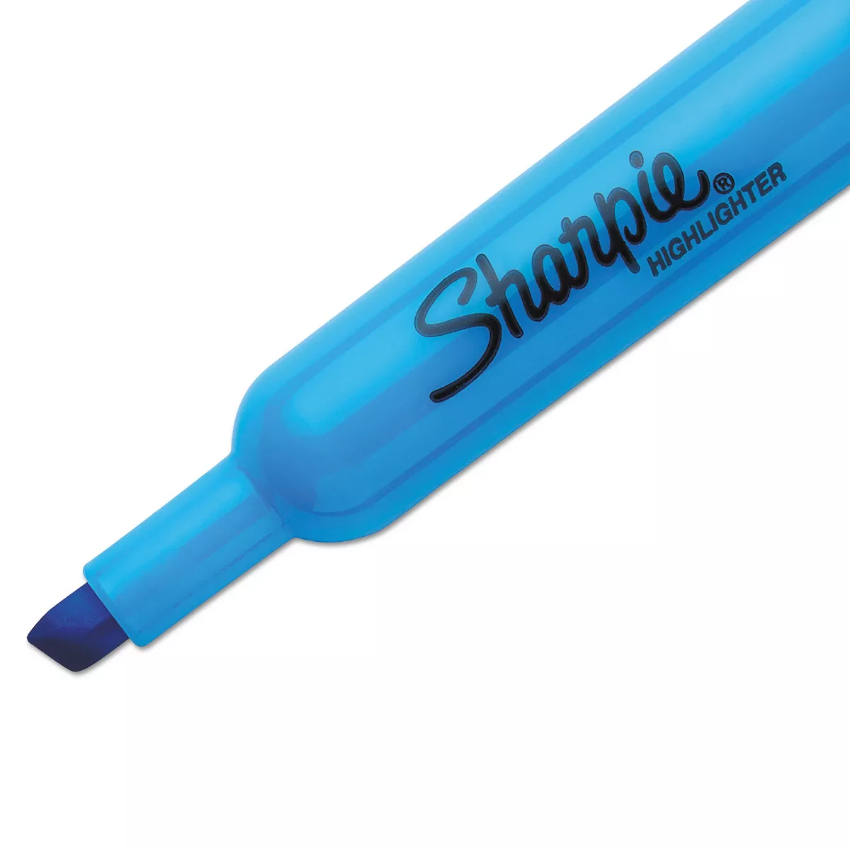 Sharpie Accent Tank Style Highlighter Chisel Tip Blue Dozen 25010