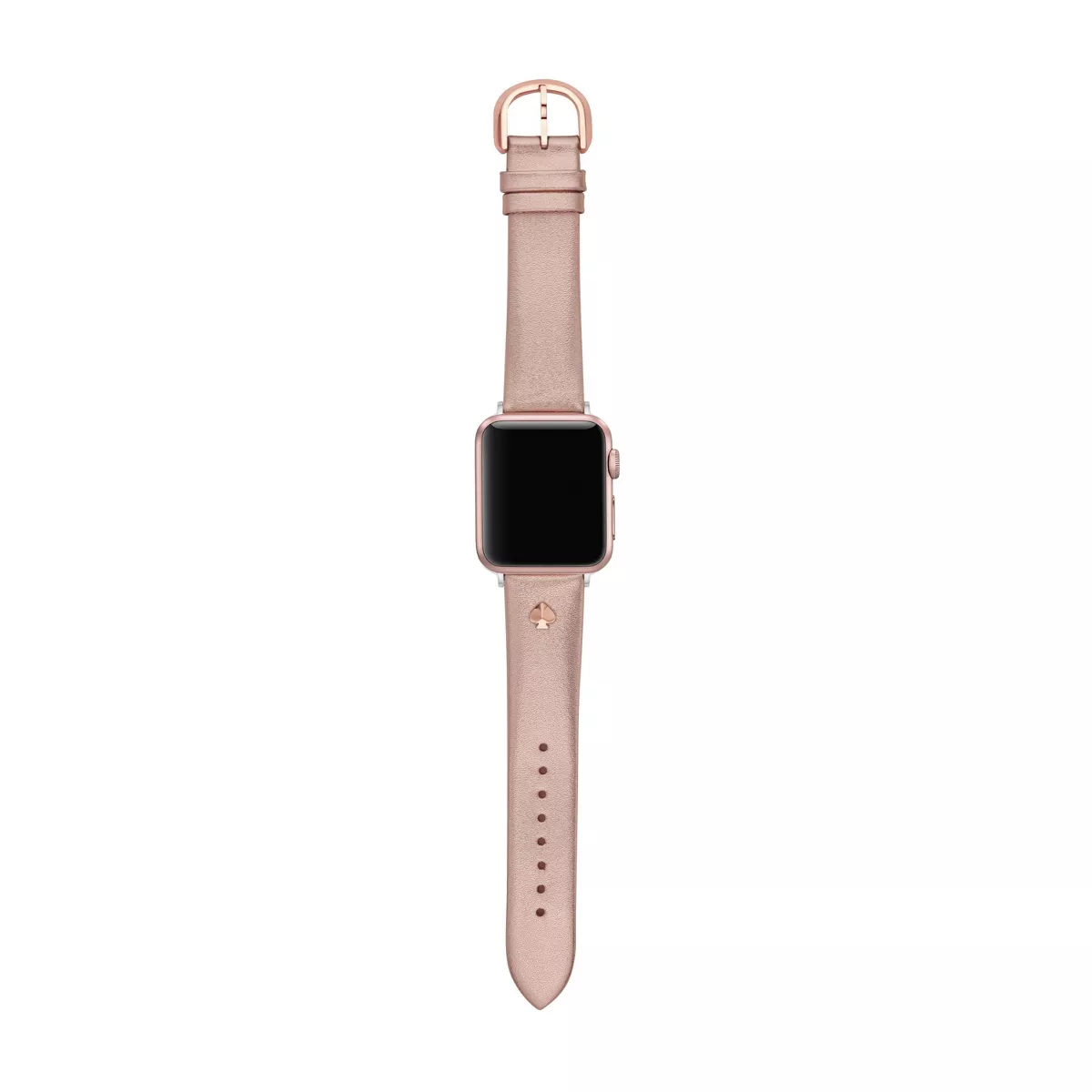 Kate Spade New York Metallic Rose Gold Leather 38/40mm Band for Apple Watch