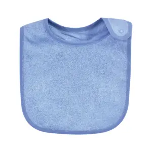 Hudson Baby Infant Boy Rayon from Bamboo Terry Bibs, Blue Orange Lime, One Size