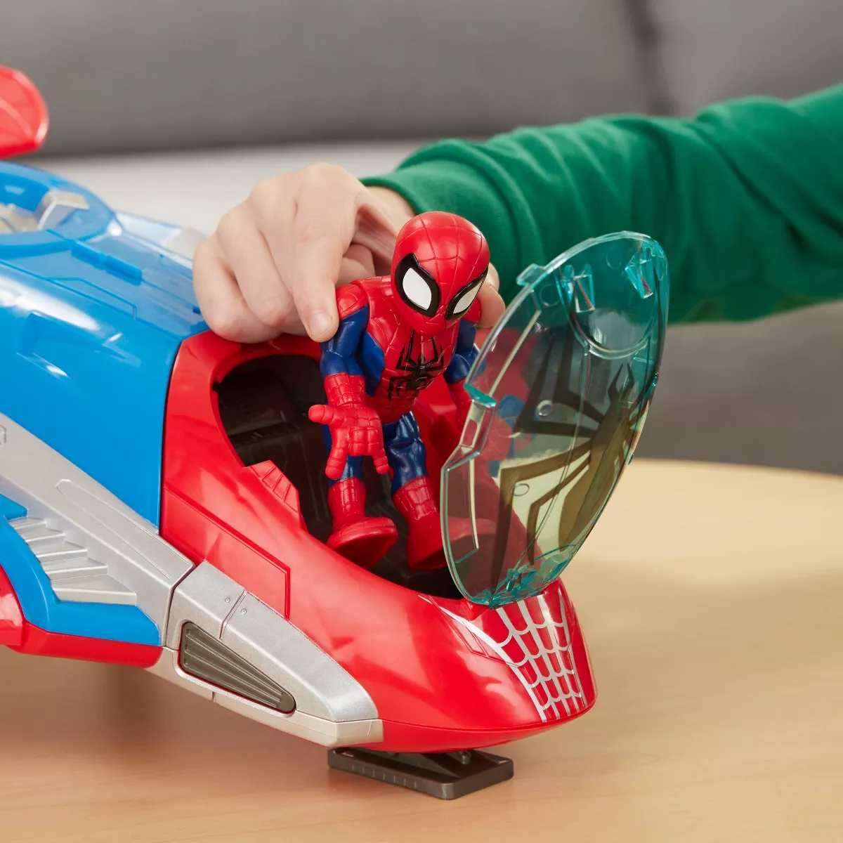 Playskool Heroes Marvel Super Hero Adventures Spider-Man Jetquarters