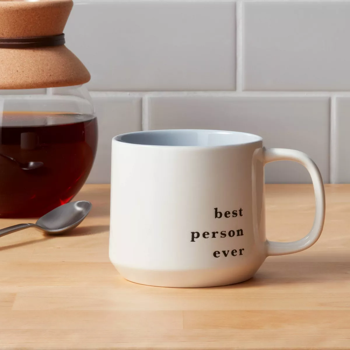 16oz Stoneware Best Person Ever Color Splash Mug - Threshold™